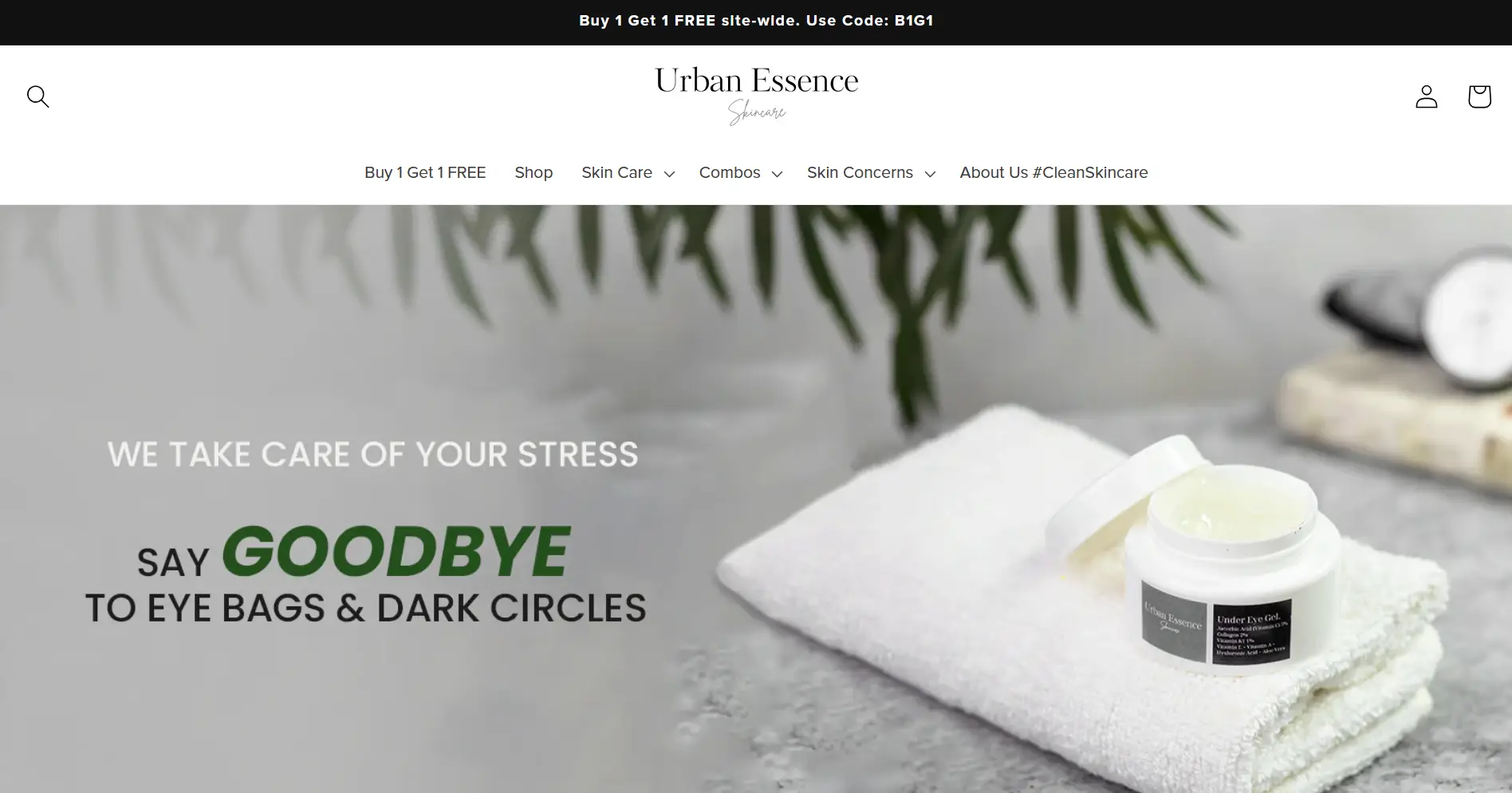 Skincare and beauty brand online store